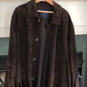 Suede Brooks Brothers coat